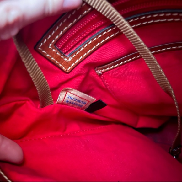 Dooney & Bourke Men's Brown Leather Crossbody Bag - Picture 12 of 12